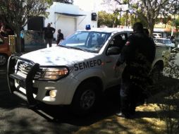 Al lugar acudió un agente del Ministerio Público y personal del Instituto Jalisciense de Ciencias Forenses. ESPECIAL /