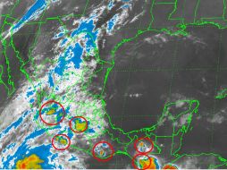 El sistema de baja presión en el Pacífico podría convertirse en ciclón en las próximas 48 horas. TOMADA DE @conagua_clima  /