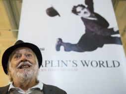 Michael Chaplin, hijo del actor y director británico Charles Chaplin, ofrece una rueda de prensa  sobre el museo. EFE /