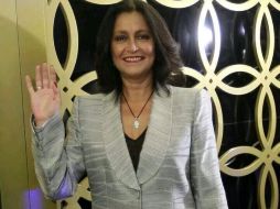 Daniela Romo fue premiada por sus 25 años de carrera artística. ESPECIAL /