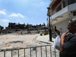 Hernández García no descarta que pueda existir un apoyo para los comerciantes damnificados.  /