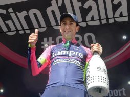 Diego Ulissi, de Lampre consiguió su segunda etapa en el Giro. EFE /