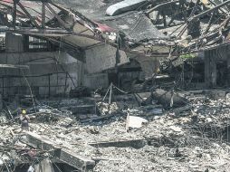 Demolición. Los arcos de cantera del Mercado Corona también serán retirados para evitar que sufran daño.  /