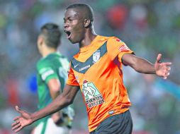 Enner Remberto Valencia anotó el primer gol de los Tuzos que sirvió para empatar al León y luego marcó para la remontada. MEXSPORT /