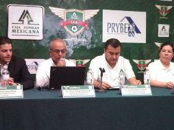 Directivos de la Caja Popular hicieron el anuncio.  /