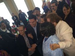 El Gobernado de Jalisco, Aristóteles Sandoval, escuchó la situación que viven miles de jaliscienses en la unión americana.  /