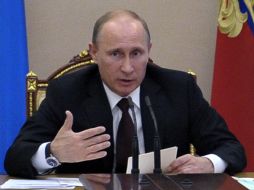 El presidente ruso pidió a Ucrania, que de igual manera cesaran las acciones de violencia. ARCHIVO /