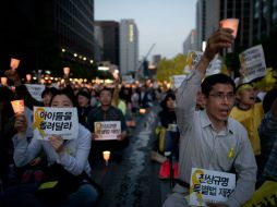 Los productores y presentadores de noticias de la emisora piden la renuncia del presidente de la televisora. AFP /