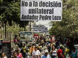 Comerciantes se han manifestado en contra de las decisiones unilaterales sobre su situación. ARCHIVO /