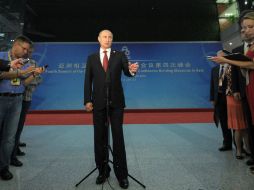 Putin asegura a medios de comunicación chinos que la cooperación entre los dos países está en el mejor momento de la historia. EFE /