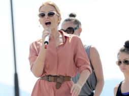 Minogue, que ha grabado una docena de álbumes desde que inició su carrera en 1988. ESPECIAL /