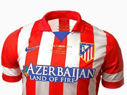 Este es el diseño que portarán los Colchoneros para el gran partido. Twitter: @Atleti. ESPECIAL /