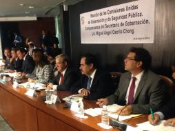 Osorio Chong comparece acompañado de Rubido García. TOMADA DE @RiosPiterJaguar ESPECIAL /