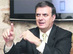 Marcelo Luis Ebrard Casaubon. Político mexicano.  /