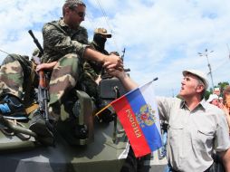 Prorrusos boicotean las elecciones presidenciales en esa región. EFE /