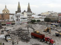 La semana pasada se concluyó con la demolición total del edificio siniestrado el pasado 4 de mayo.  /