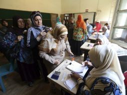 Casi 54 millones de egipcios están llamados a votar en los cerca de 14 mil colegios electorales. EFE /