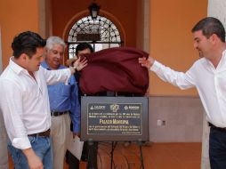 El gobernador inauguró las obras de ampliación de la Presidencia Municipal de Arandas. ESPECIAL /