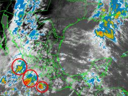 'Amanda' se mantiene a 590 kilómetros la suroeste de Cabo Corrientes, Jalisco. TOMADA DE @conagua_clima  /