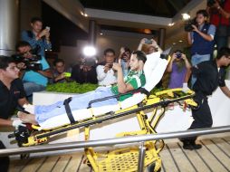 Luis fue operado con éxito en Guadalajara, aunque frustró su sueño mundialista.  /