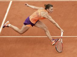 Simona logra llegar por segunda vez a esta ronda en un Grand Slam. EFE /