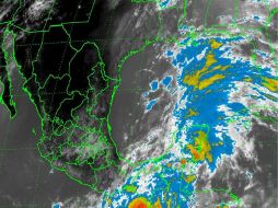 El sistema se localiza al sur del Golfo de Tehuantepec, en el Océano Pacífico. TOMADA DE @conagua_clima  /