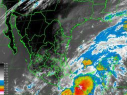 Las lluvias de esta tormenta han afectado estados del sureste como Chiapas, Oaxaca y Quintana Roo. Foto: SMN. ESPECIAL /