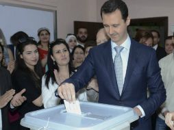 Bashar Al Asad accede de esta manera a un tercer mandato de siete años. ARCHIVO /