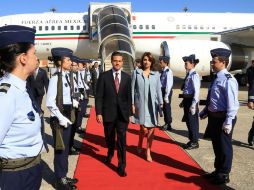 El Presidente Peña Nieto inició ayer, 04 de junio de 2014, una gira de trabajo por Europa. Portugal, su primer escala. NTX /