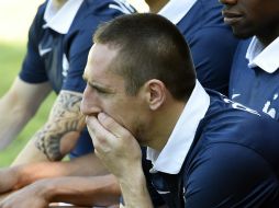 Franck Ribéry, máxima estrella de Francia, no participará en el Mundial de Brasil al no recuperarse de unos dolores en la espalda. AFP /