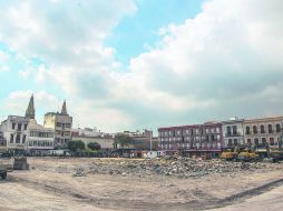 La zona del Mercado Corona está a la espera del proyecto definitivo para dar paso a la construcción del nuevo edificio.  /