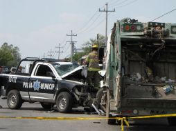 Al parecer la patrulla circulaba a exceso de velocidad.  /