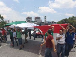 Oficialmente se contabilizaron alrededor de 150 aficionados festejando en el sitio.  /