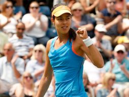 La raqueta número 13 jugará la final del Torneo de Birminghan contra la checa Zahlavova-Strycova. AFP /