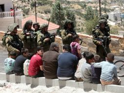 Los militares están patrullando las calles de la ciudad palestina más grande de Cisjordania. EFE /