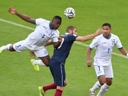 En el encuentro la Selección francesa derrotó 3-0 a Honduras. AFP /