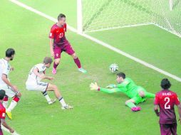 Thomas Müller tuvo más de un giño a la historia ayer contra Portugal. Con el dorsal 13 a la espalda, el mismo que Gerd Müller. EFE /