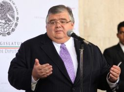 Agustín Cartens se reunió con las comisiones de Hacienda y Crédito Público y Energía de la Cámara de Diputados. SUN /