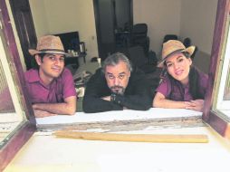 Guillermo Íñiguez, Fausto Ramírez y Edith Castillo dan forma a este trabajo escénico.  /