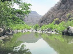 Como un espejo. A través de las veredas se encuentra este encantador paisaje.  /