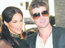 Los ex esposos. La actriz Paula Patton y el cantante Robin Thicke anunciaron su divorcio en febrero pasado.  /