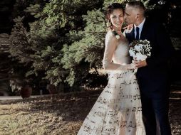 Ramazzotti da a conocer la noticia a través de su cuenta de Facebook en el que posteó diversas fotos del enlace. ESPECIAL /