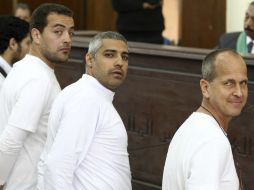 La defensa sostuvo que los periodistas fueron injustamente arrestados. EFE /