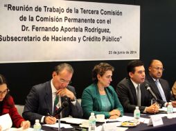 Fernando Aportela en la Reunión de Trabajo de la Tercera Comisión Permanente. SUN /