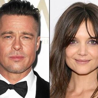 Brad Pitt y Katie Holmes coinciden en un hotel