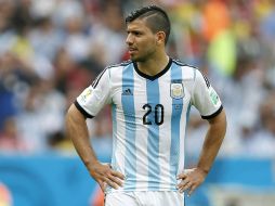 Sergio Agüero no ha tenido un buen desempeño con la Albicelste. EFE /