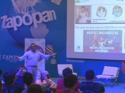 El organismo establece su postura sobre la conferencia 'Cómo hackear el sexo femenino' de Eduardo Zepeda.  /