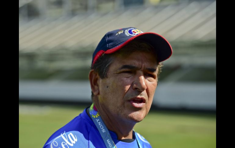 El técnico de Costa Rica podría convertirse en el primer estratega colombiano en llegar a ''cuartos'' en un Mundial. AFP /