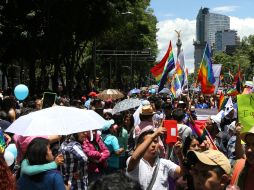En la Ciudad de México se realiza una edición más de la marcha gay. NTX /
