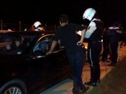 Al ingreso de las Villas Panamericanas se instaló un módulo del operativo 'Salvando Vidas' para detectar cualquier anomalía.  /